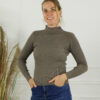 Top Cheryl Lange Mouw - Taupe