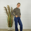 Top Cheryl Lange Mouw - Taupe