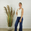 Top Cheryl Zonder Mouw - Ecru