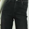 Goodies Wide Leg Stretch Cuffed Jeans - Antraciet