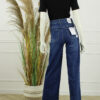 Goodies Wide Leg Stretch Jeans - Blauw