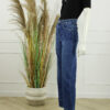 Goodies Wide Leg Stretch Cuffed Jeans - Blauw