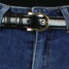 Riem Leer - Zwart