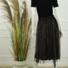 Voile Rok Rome - Print 1 Zwart