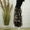 Voile Rok Rome - Print 2 Beige