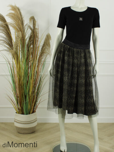 Voile Rok Rome - Print 3 Camel