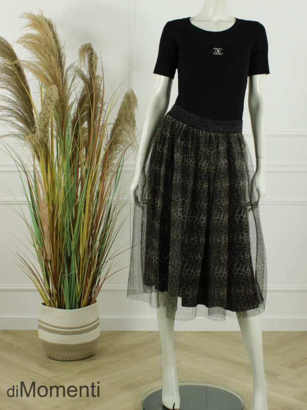 Voile Rok Rome - Print 3 Camel