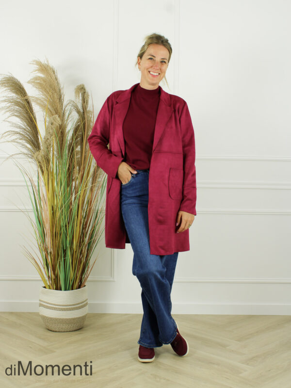 Lange Blazer Sorella - Bordeaux