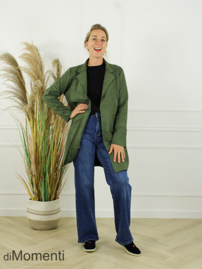 Lange Blazer Sorella - Army Groen