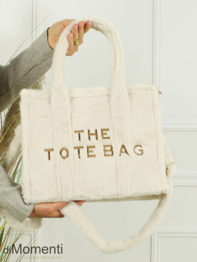 Tote Bag Fur - Licht Beige