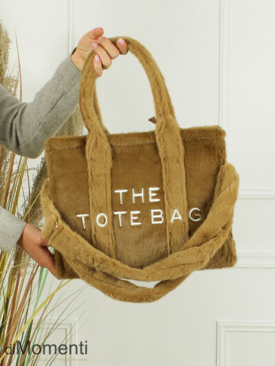 Tote Bag Fur - Camel