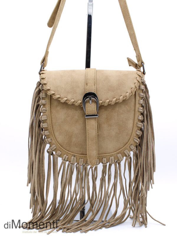 Tas Fringle Boho - Taupe