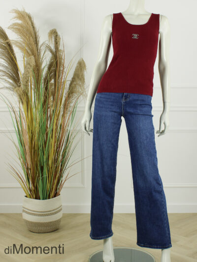 Top Cheryl Zonder Mouw - Bordeaux