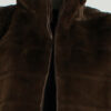 Faux Fur Gilet Florence - Choco