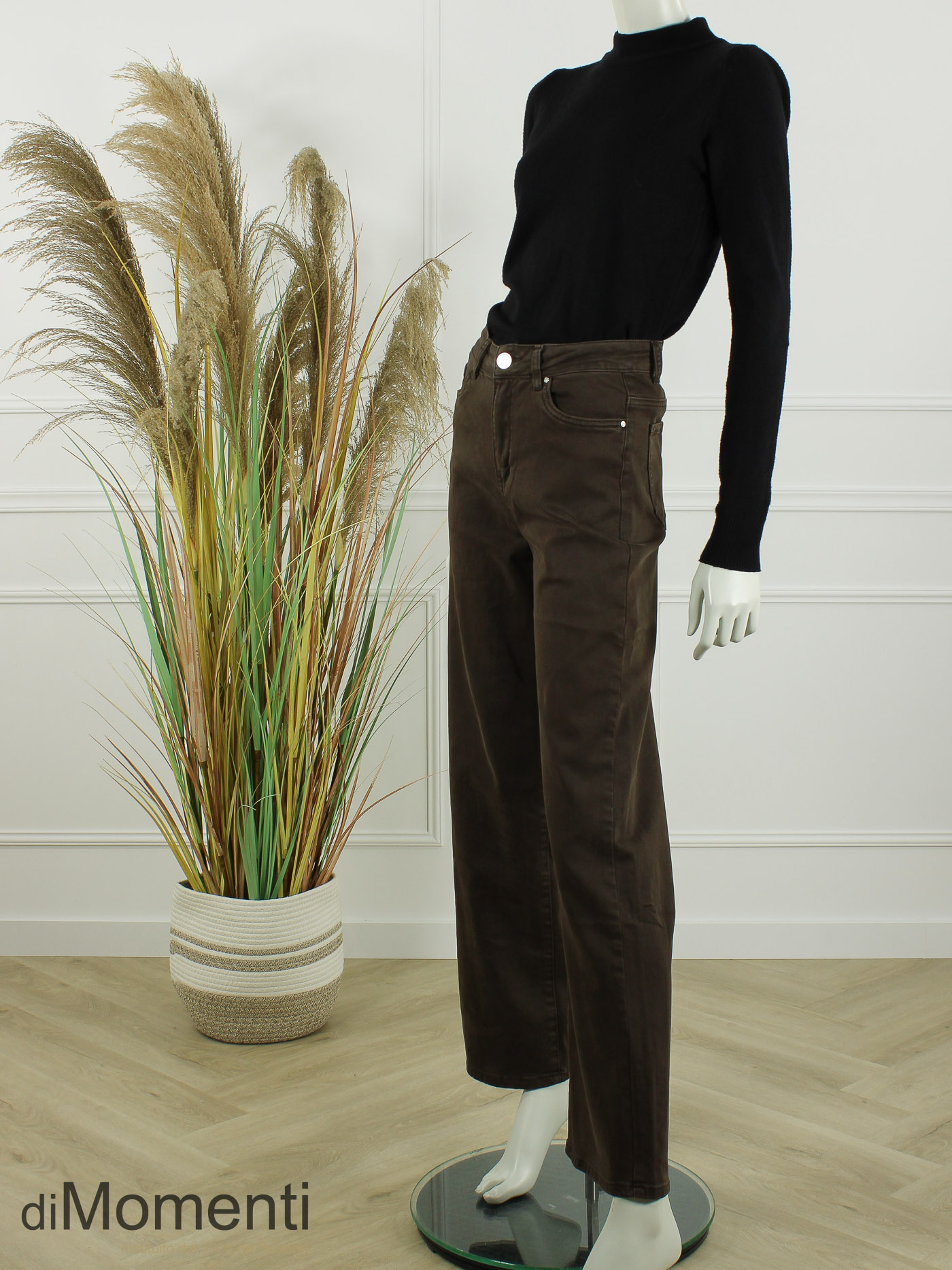 Goodies Wide Leg Jeans - Choco