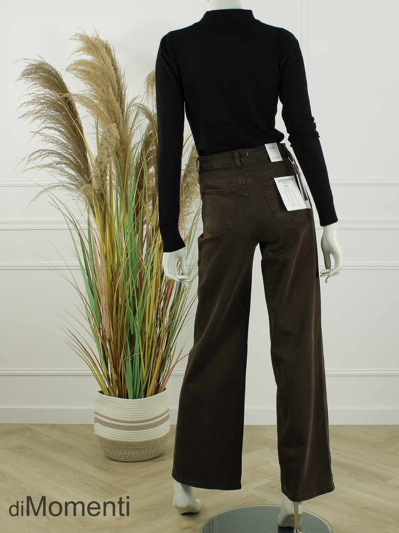 Goodies Wide Leg Jeans - Choco
