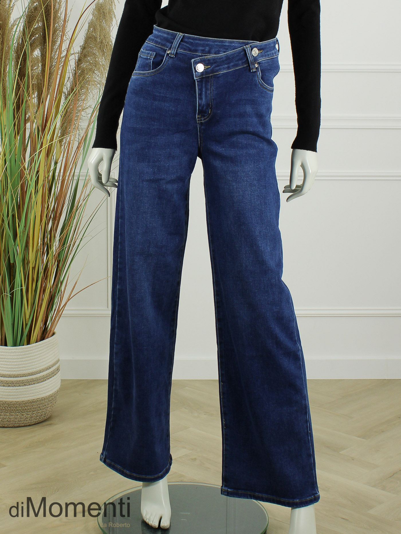 Goodies Wide Leg Jeans - Blauw