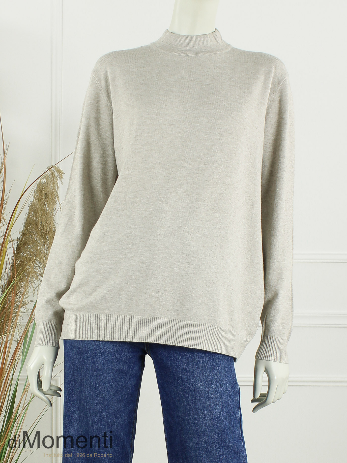 Fijn Brei Top Melly - Beige Melee