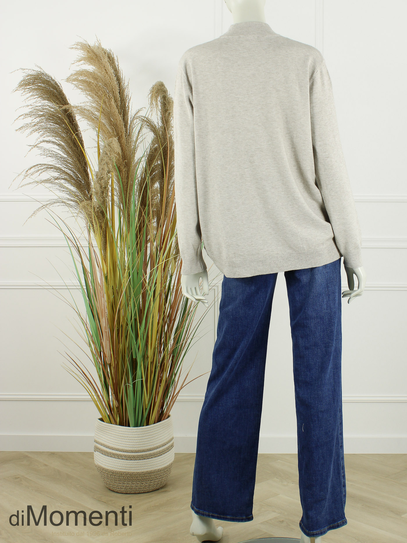 Fijn Brei Top Melly - Beige Melee