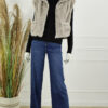 Faux Fur Gilet Tess - Licht Grijs