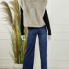 Faux Fur Gilet Tess - Licht Grijs