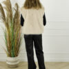 Faux Fur Gilet Olivia - Beige