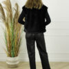 Faux Fur Gilet Olivia - Zwart