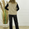 Faux Fur Gilet Florence - Taupe