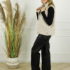 Faux Fur Gilet Florence - Beige