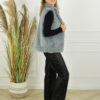 Faux Fur Gilet Florence - Grijs