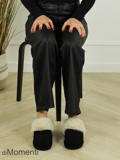 Pantoffel Softy - Zwart