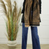 Sjaal Trendy - Camel / Zwart