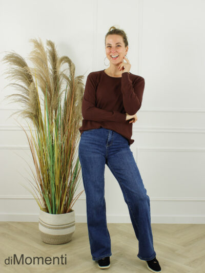 Fijn Brei Top Alice - Coffee