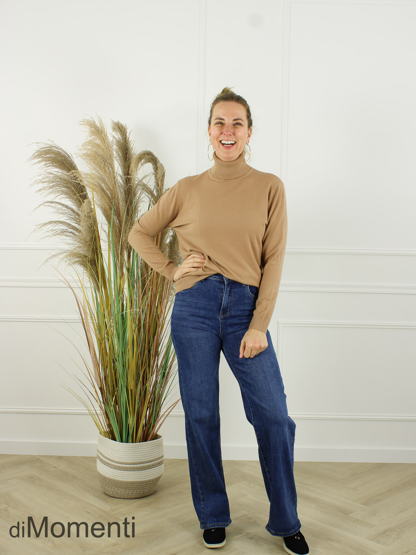 Fijn Brei Top Jasmina - Camel