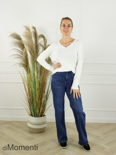 Fijn Brei Top Mabel - Ecru