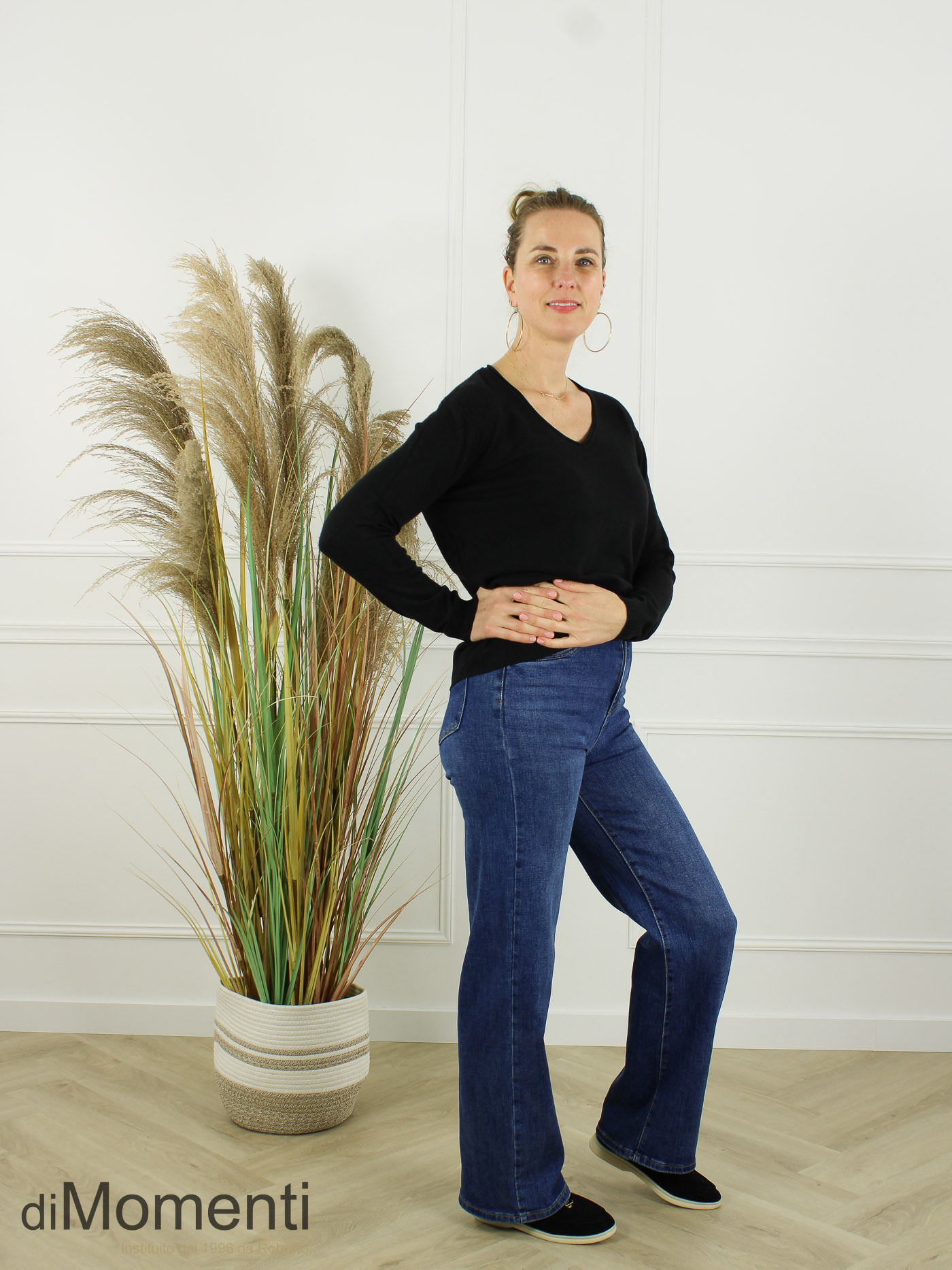 Fijn Brei Top Mabel - Zwart