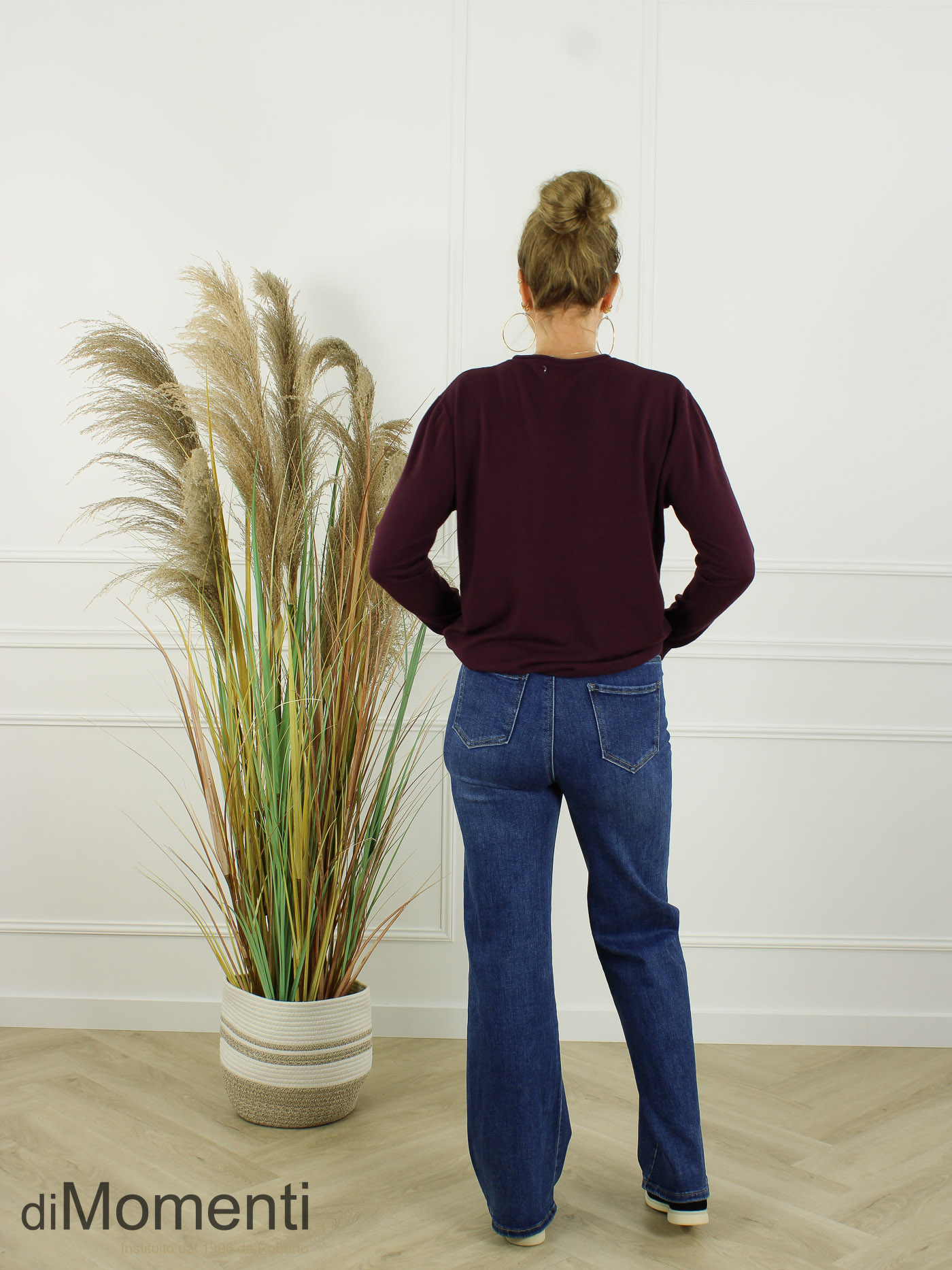 Fijn Brei Top Mabel - Plum