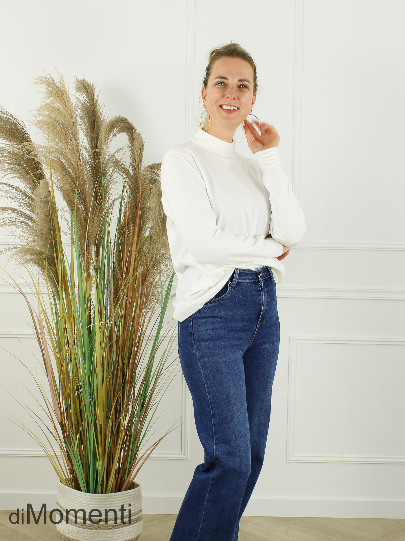 Fijn Brei Top Melly - Ecru