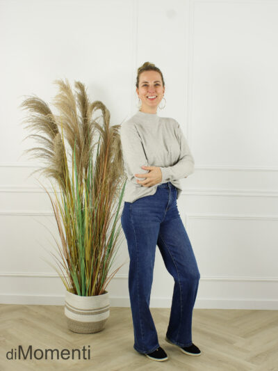 Fijn Brei Top Melly - Beige Melee