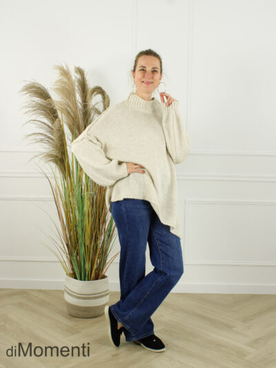 Trui Daisy - Licht Beige