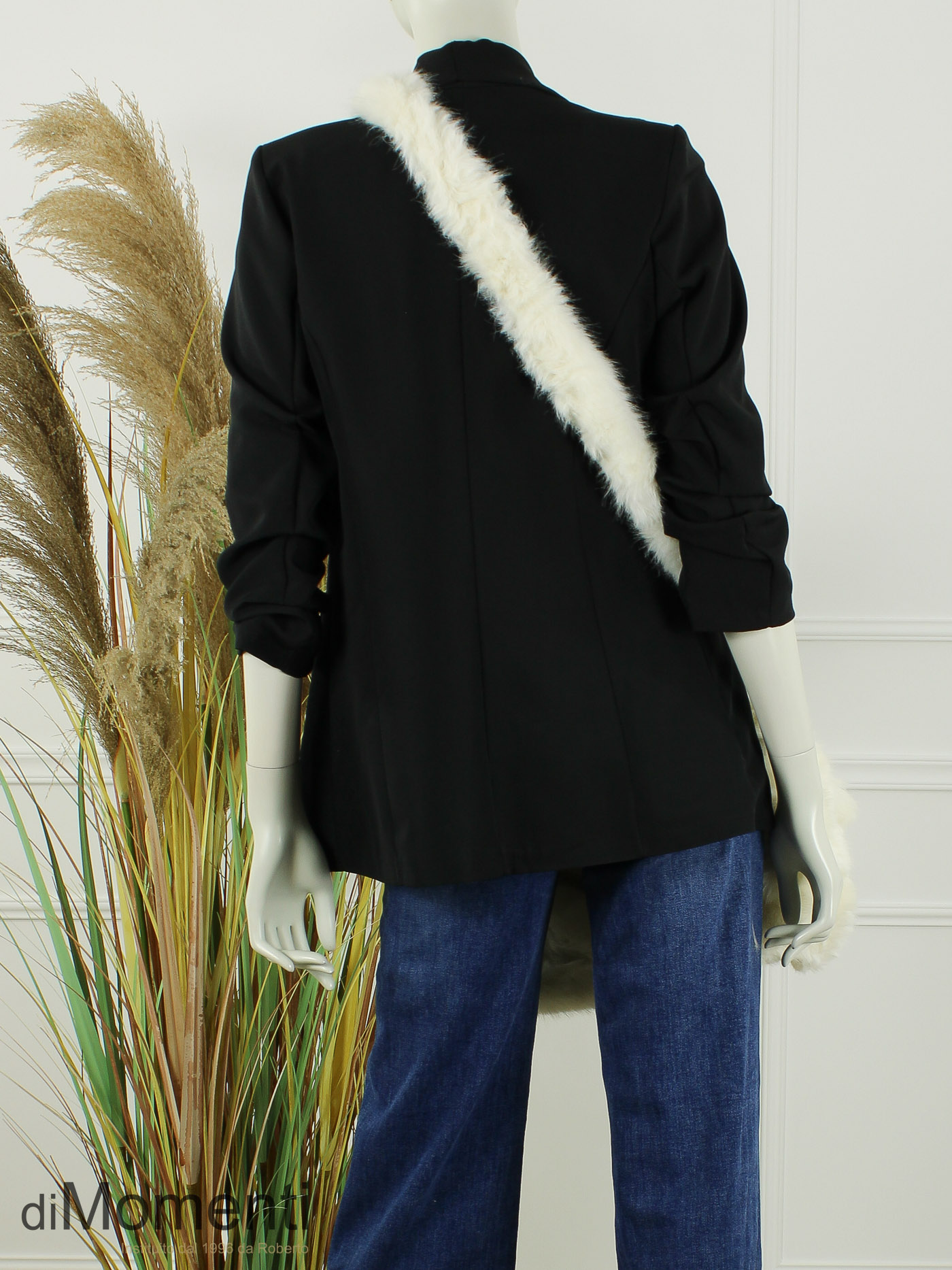 Faux Fur Tas Fox - Off White