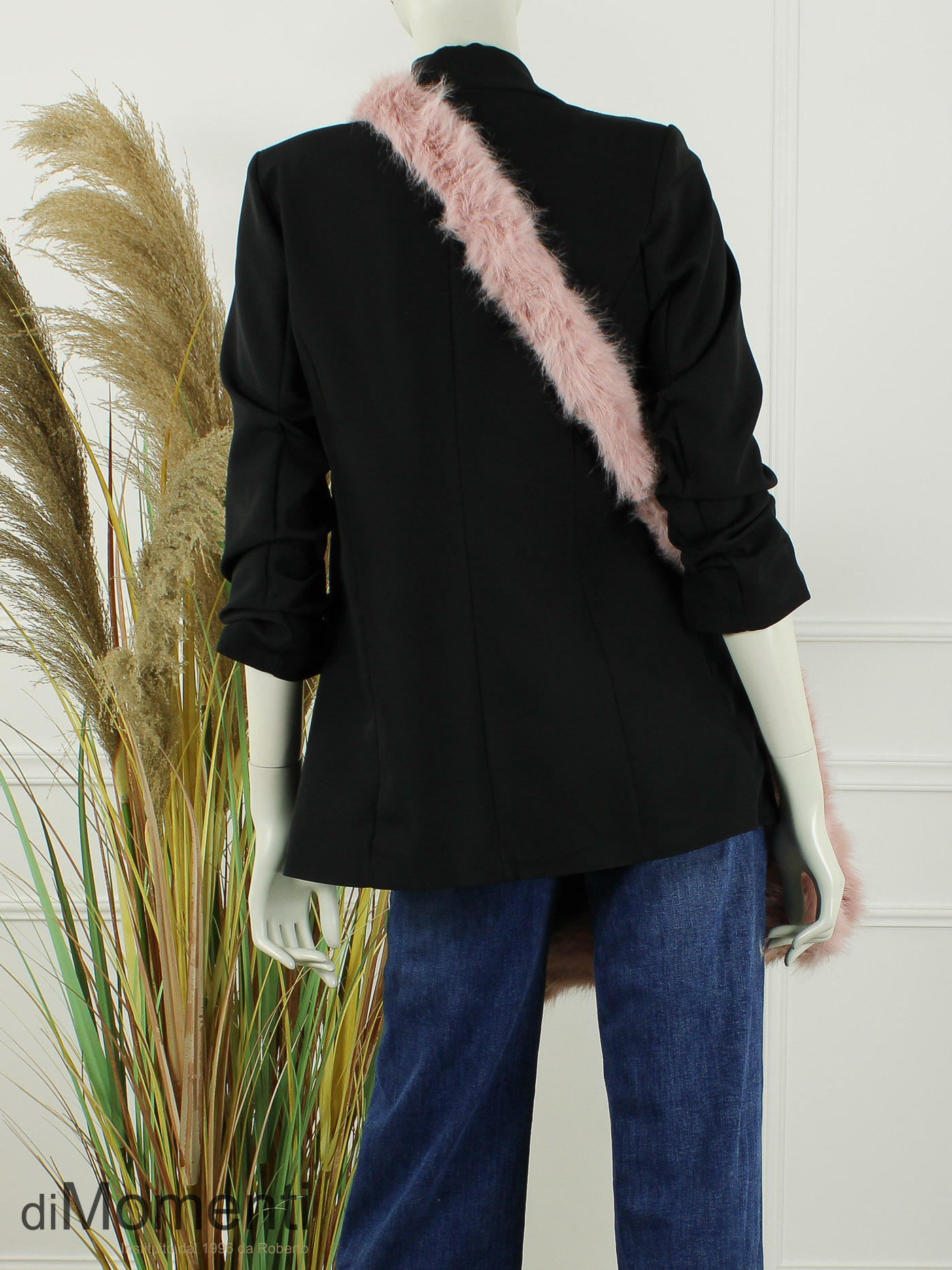 Faux Fur Tas Fox - Roze