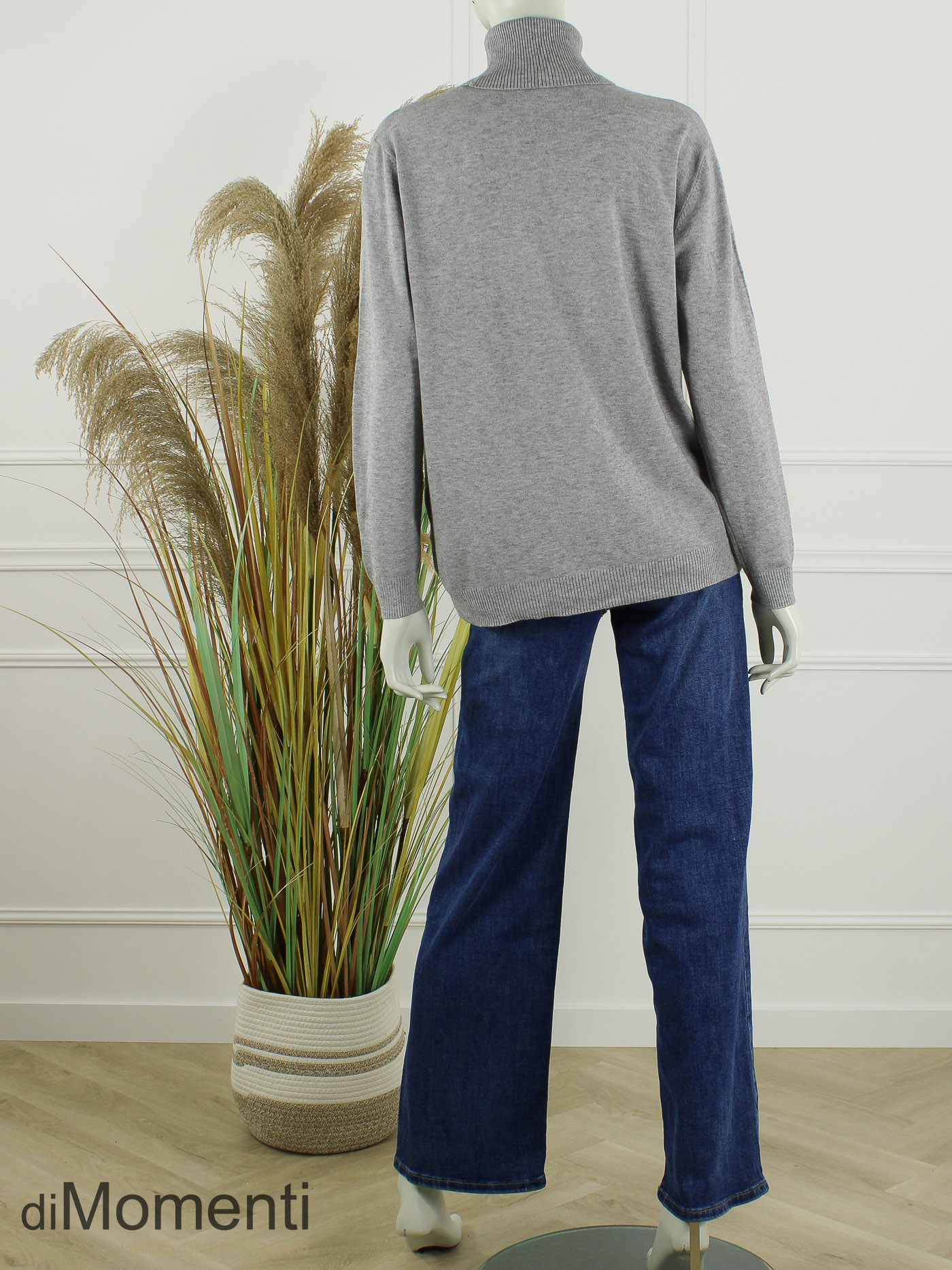 Fijn Brei Top Jasmina - Grijs Melee