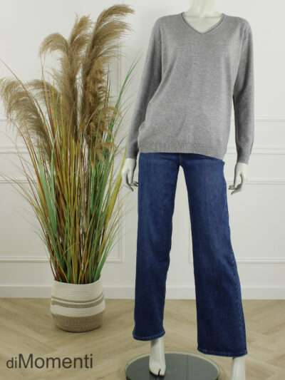 Fijn Brei Top Mabel - Grijs Melee