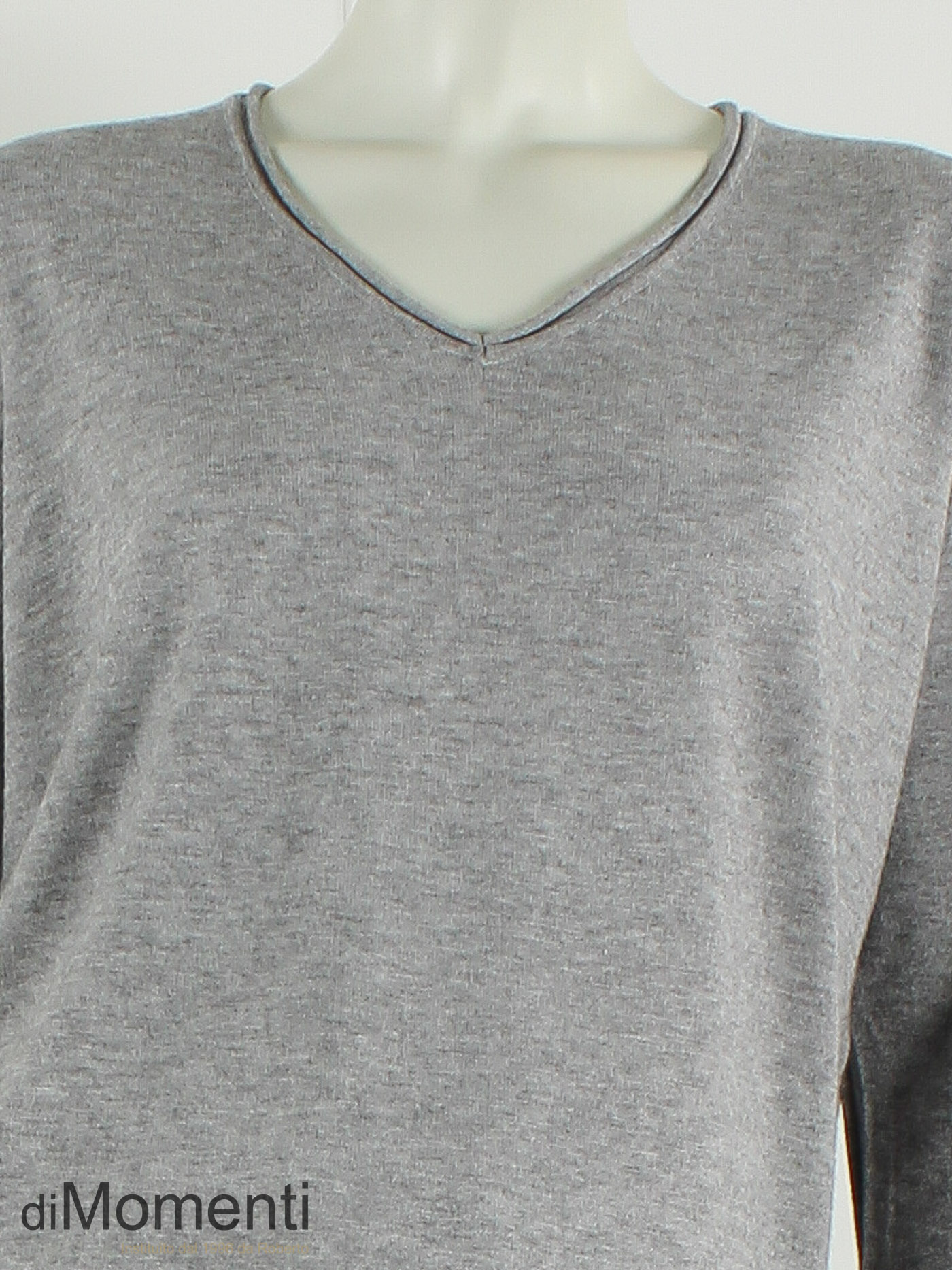 Fijn Brei Top Mabel - Grijs Melee