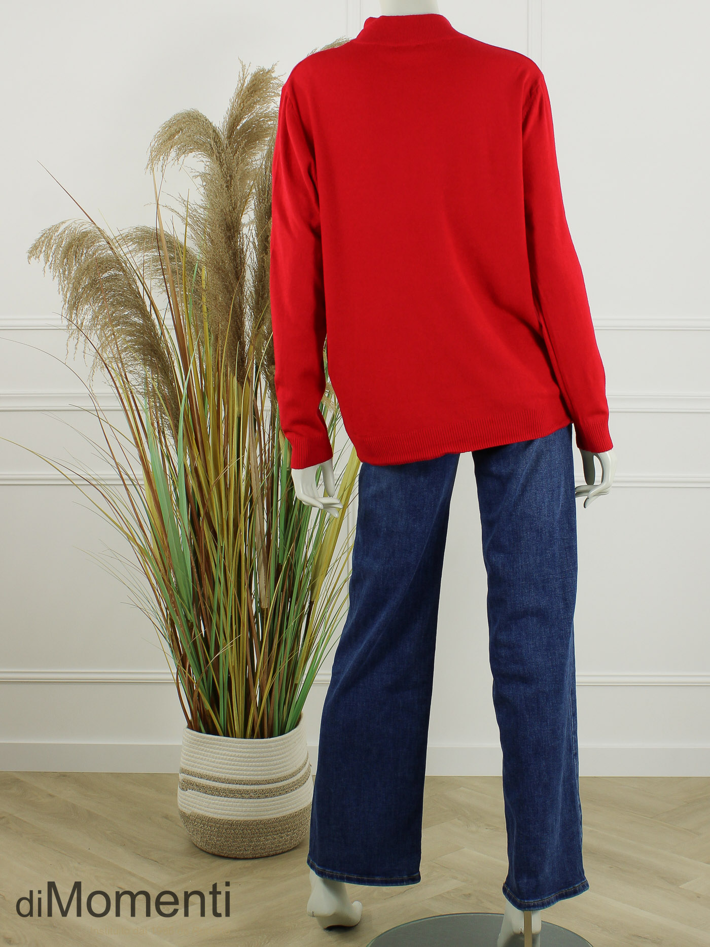 Fijn Brei Top Melly - Rood