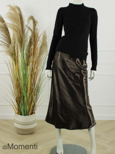 Rok Satin - Coffee
