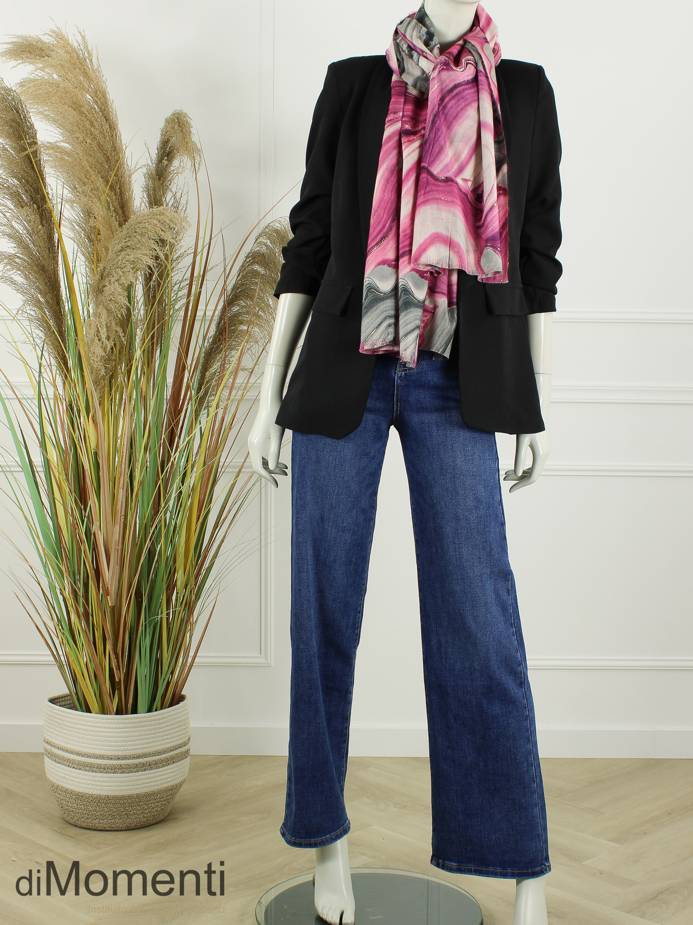 Sjaal Wave - Fuchsia