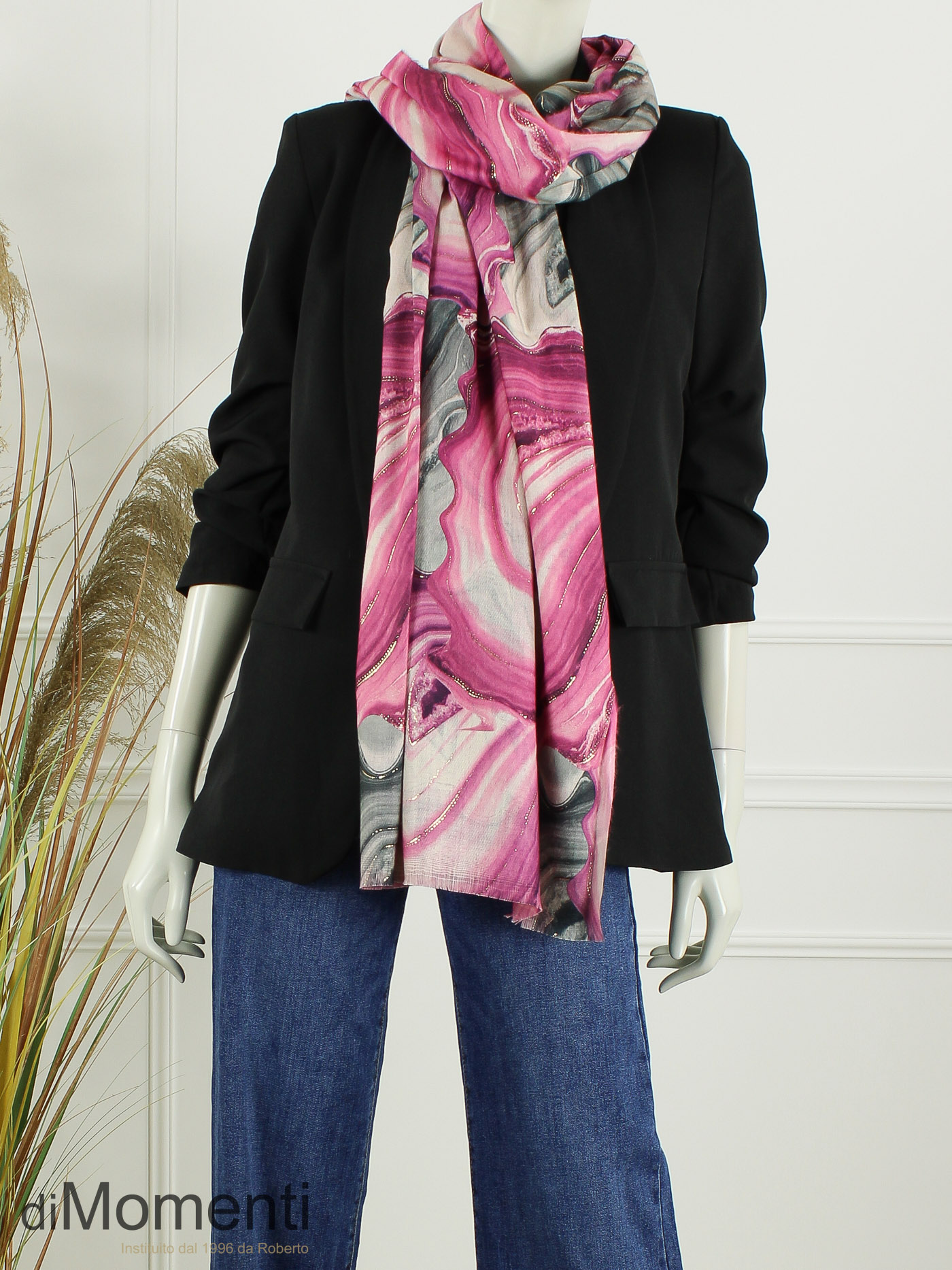 Sjaal Wave - Fuchsia