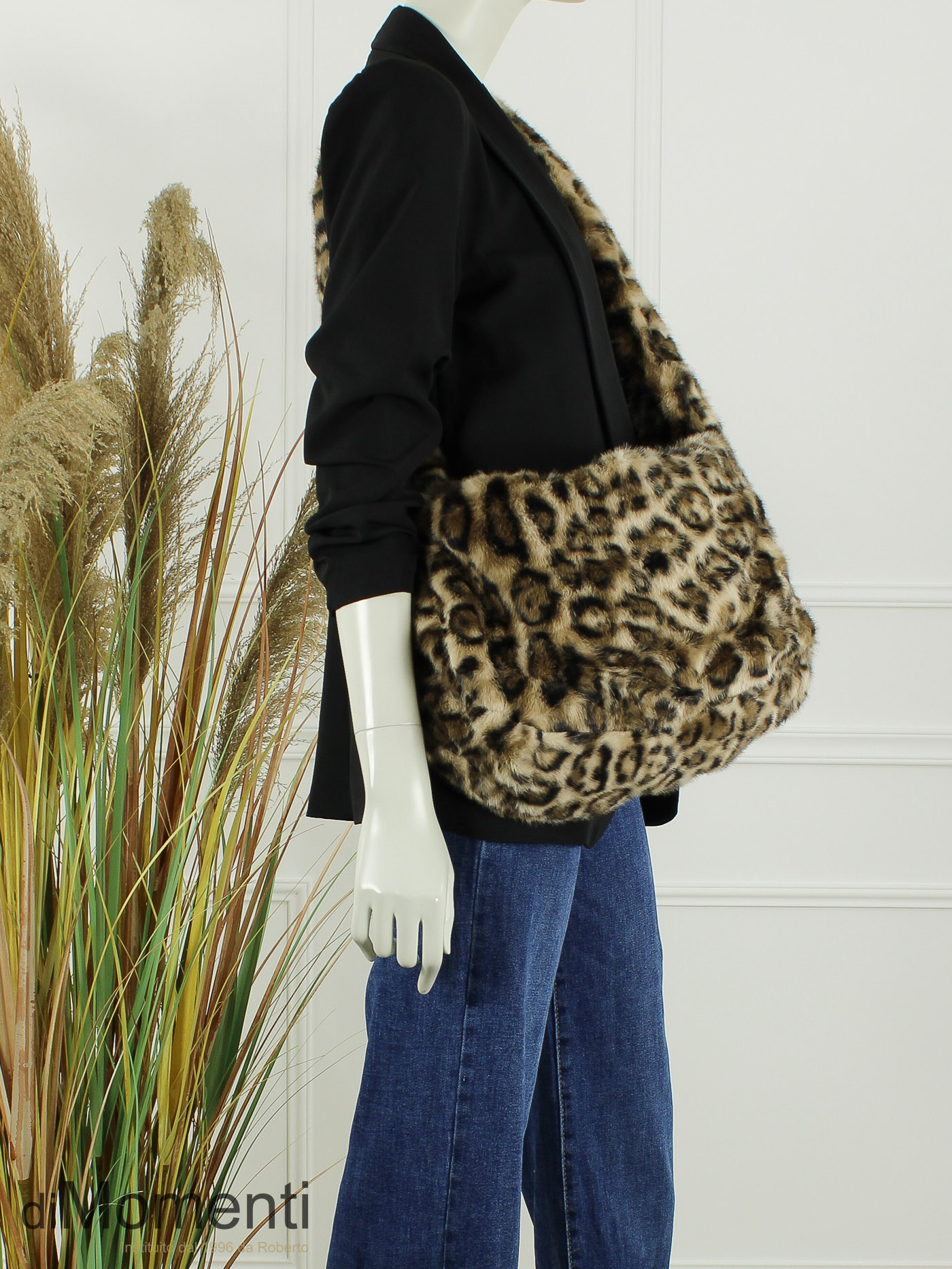 Faux Fur Tas Animal - Beige / AT